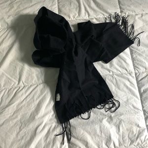 Uniqlo Navy Blue Cashmere Scarf